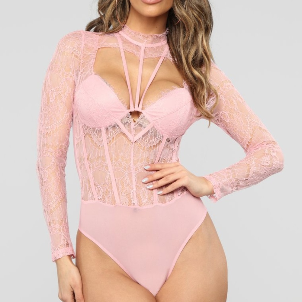 Come Over My Way Bodysuit - Blush